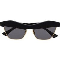 Bottega Veneta Women's Black Acetate Sunglasses | Stylemyle (US)