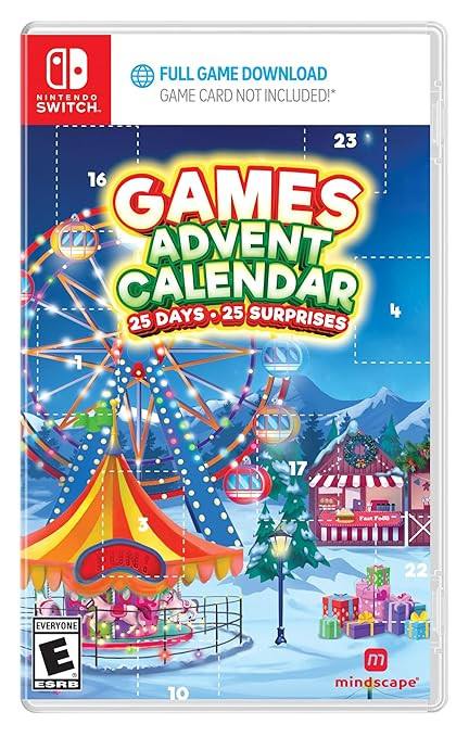 Games Advent Calendar - 25 Days - 25 Surprises - Nintendo Switch | Amazon (US)