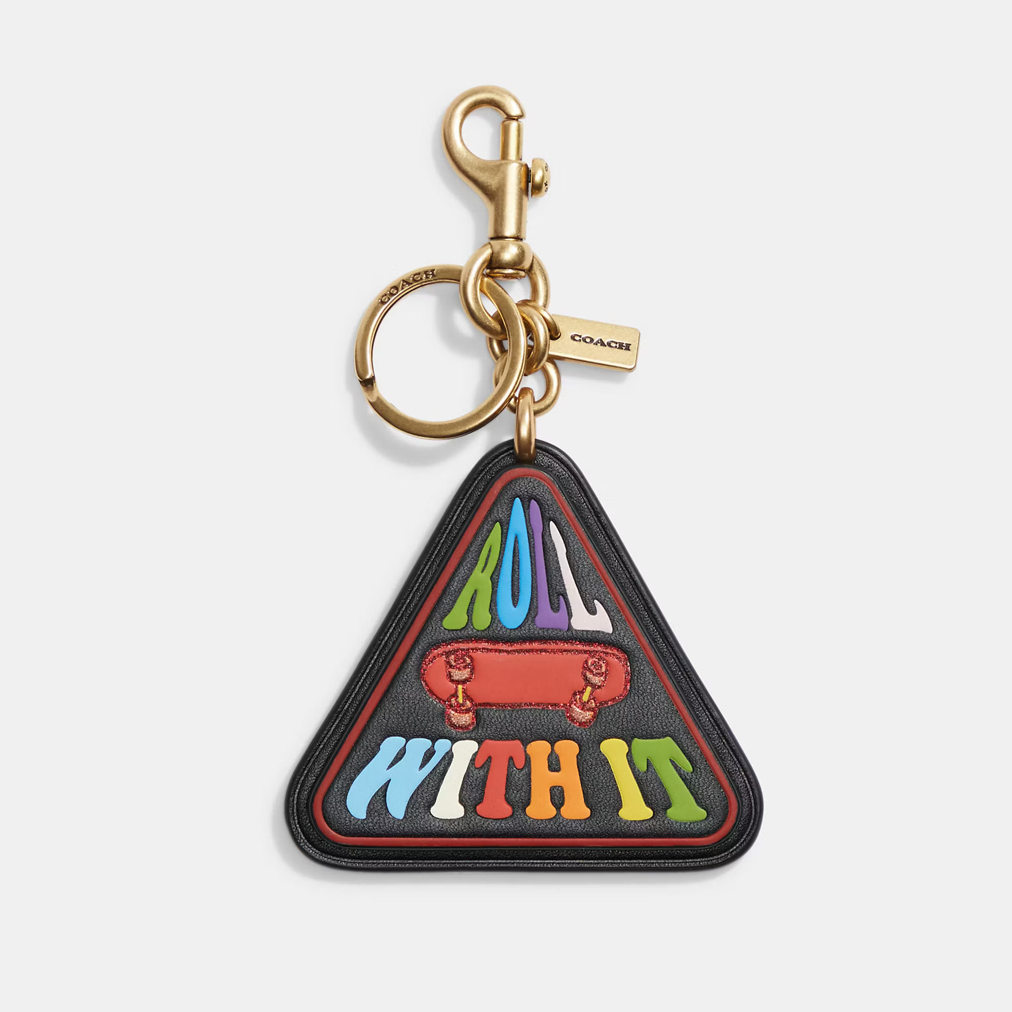Bag Charm In Rainbow Signature Canvas | Coach (US)
