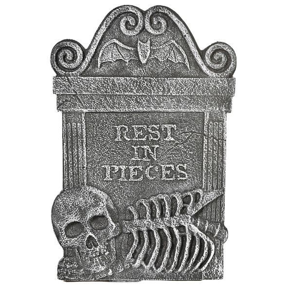 Rest in Pieces Tombstone Halloween Decorative Prop | Target