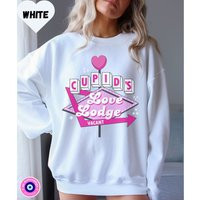 Cupid Sweatshirt For Valentine's Day, Love Sweatshirt, Graphic Valentines Day Womens Crewneck | Etsy (US)