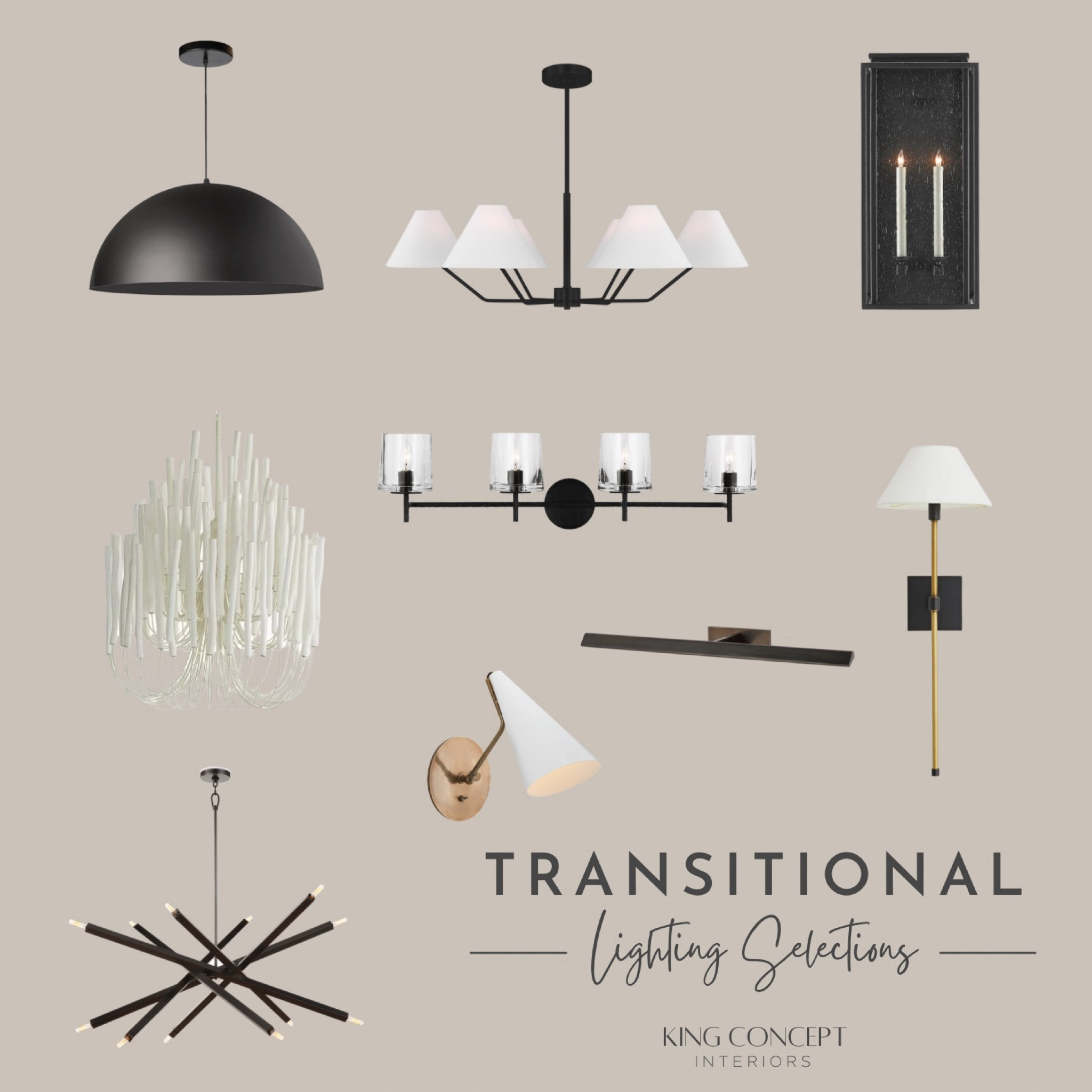 Shop Transitional Lighting Fixtures!

#LTKHome