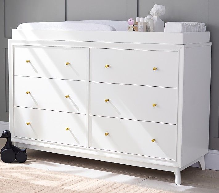 Sloan Extra Wide Dresser & Topper | Pottery Barn Kids