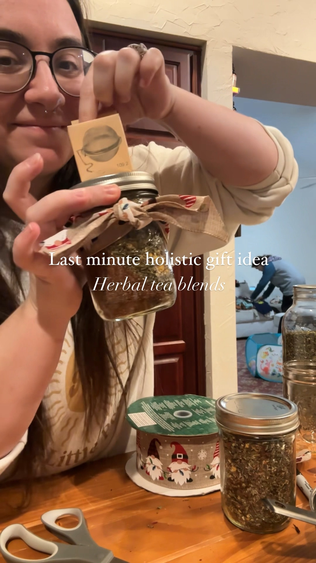 Cute little herbal tea blend gift idea (great for holidays other than Christmas!)

#LTKGiftGuide #LTKHoliday #LTKVideo