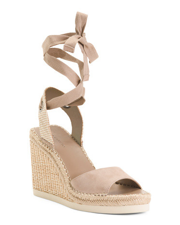 Suede Bendsen Wedge Platform Espadrille Sandals | TJ Maxx