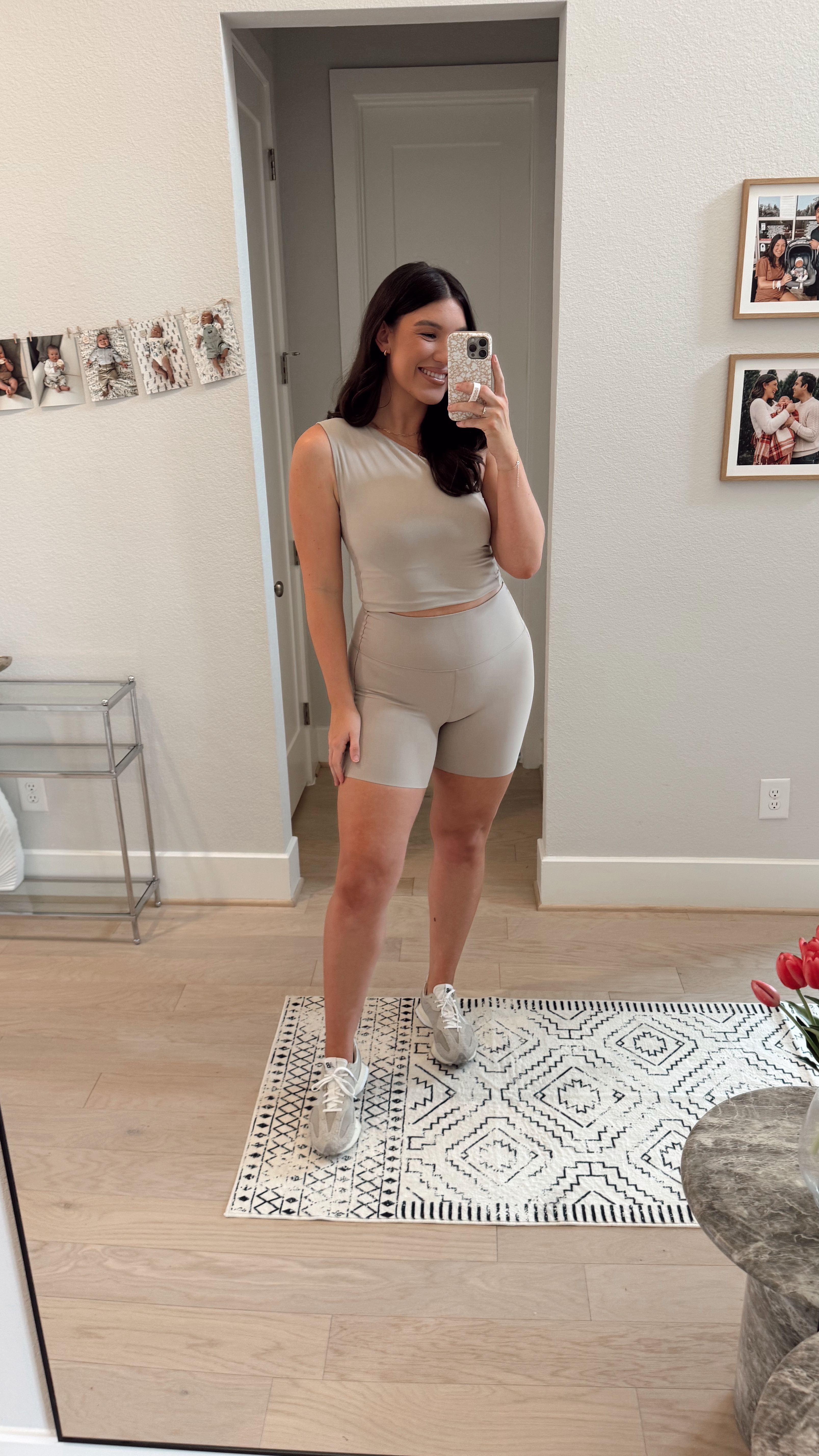 My favorite workout set I’ve ever worn!!!!! I can’t get over how much I love this material and how comfortable it is on the body!

Wearing a L in the top and XL in the shorts

Workout set, workout top, biker shorts, fit mom, fitness, curvy fit, mom activewear, workout fashion, workout outfit, workout style, spring workout set

#LTKWatchNow #LTKMidsize #LTKActive