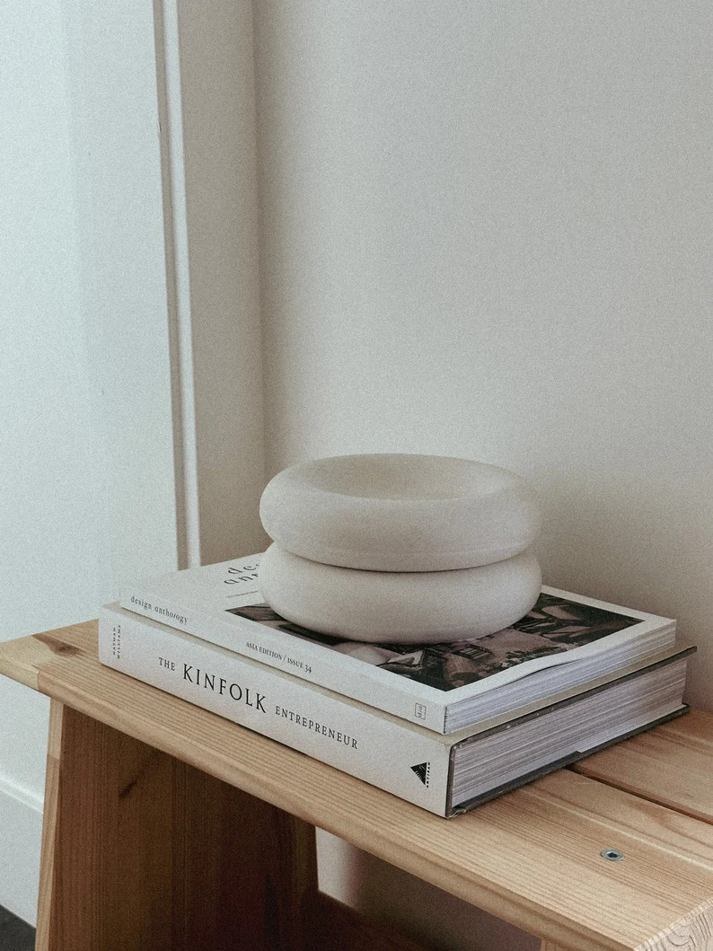 Søro Dish | Decorative Tray | Handmade Decor | Cement Tray | Bathroom Tray | Etsy (US)