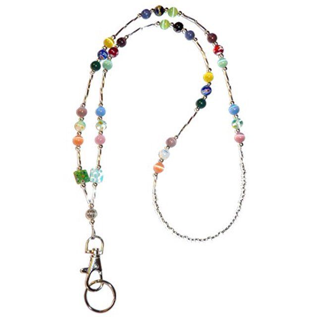 Super Slim Style Fashion Women's Beaded Lanyard 34", Breakaway and Non Breakaway, for Keys, Badge... | Walmart (US)