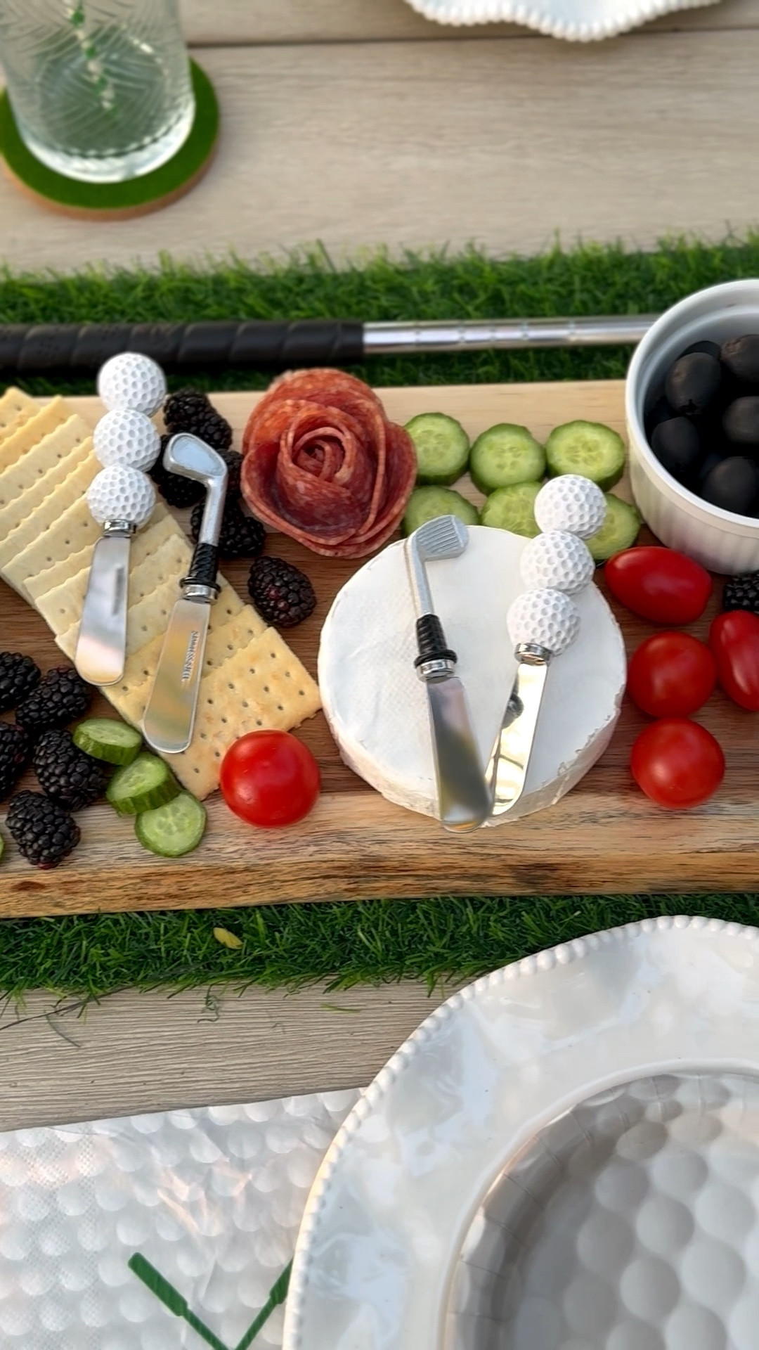 Last minute Masters golf party charcuterie board essentials! Love these golf cheese knives! 

#LTKstorytime #LTKHome #LTKdayinmylife
