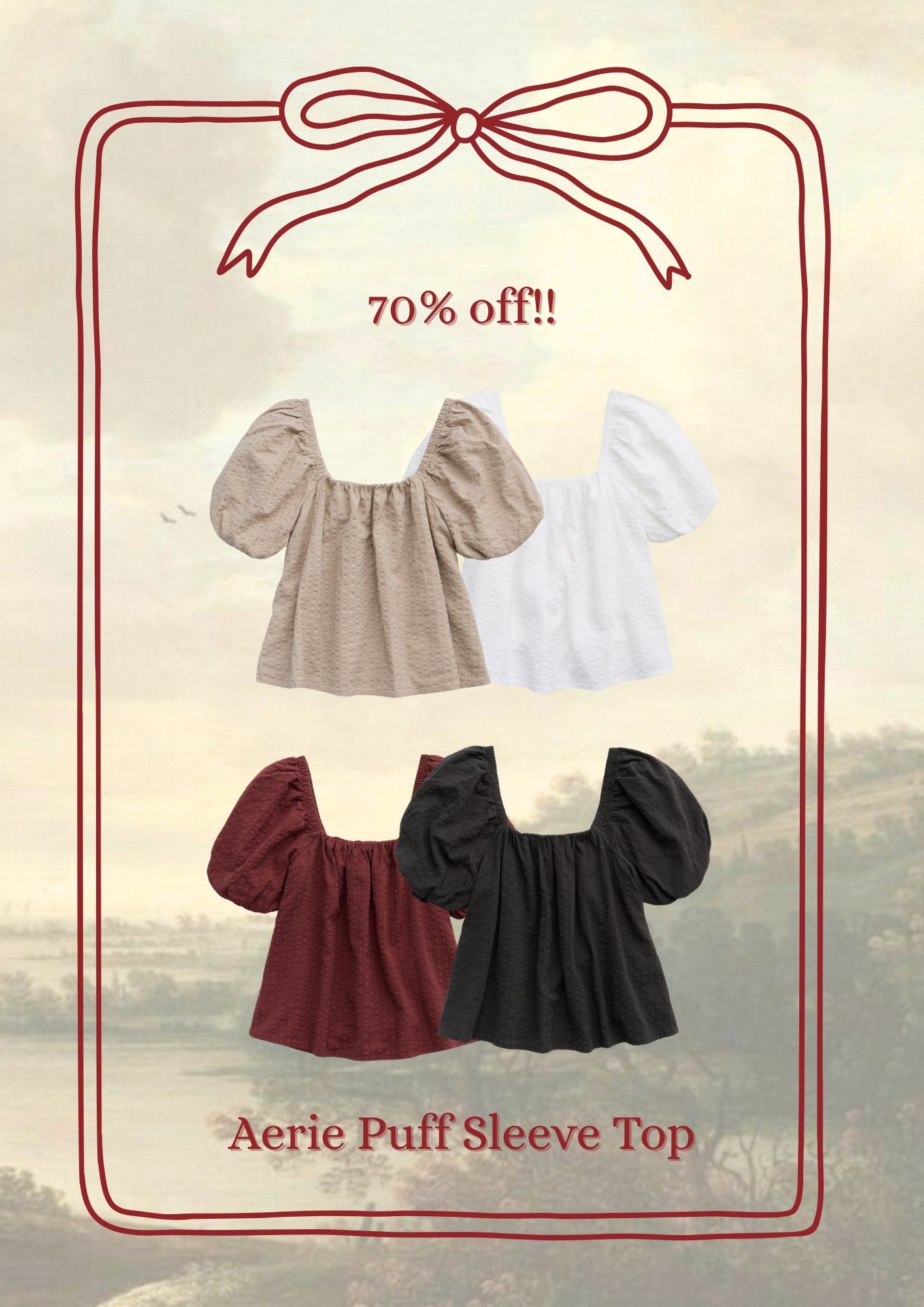 The best aerie clearance deal!! Only $13 at 70% off 

Perfect for post partum, holiday outfits, casual mom looks, and would even be bump friendly 

#LTKGiftGuide #LTKHoliday #LTKSeasonal