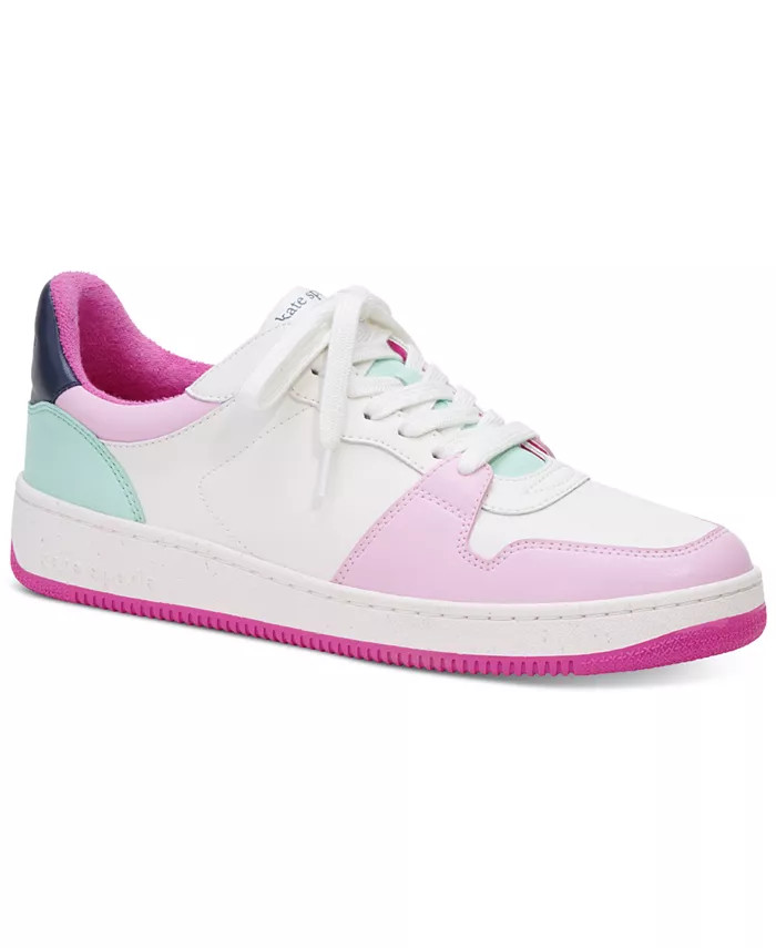 kate spade new york Women's Bolt Lace-Up Low-Top Sneakers - Macy's | Macys (US)