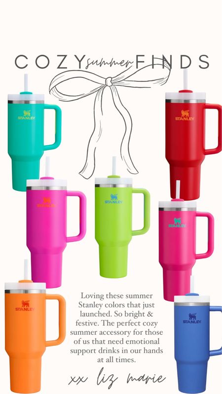 Fun summer Stanley colors just launched!! 

#LTKFitness #LTKSwim #LTKParties