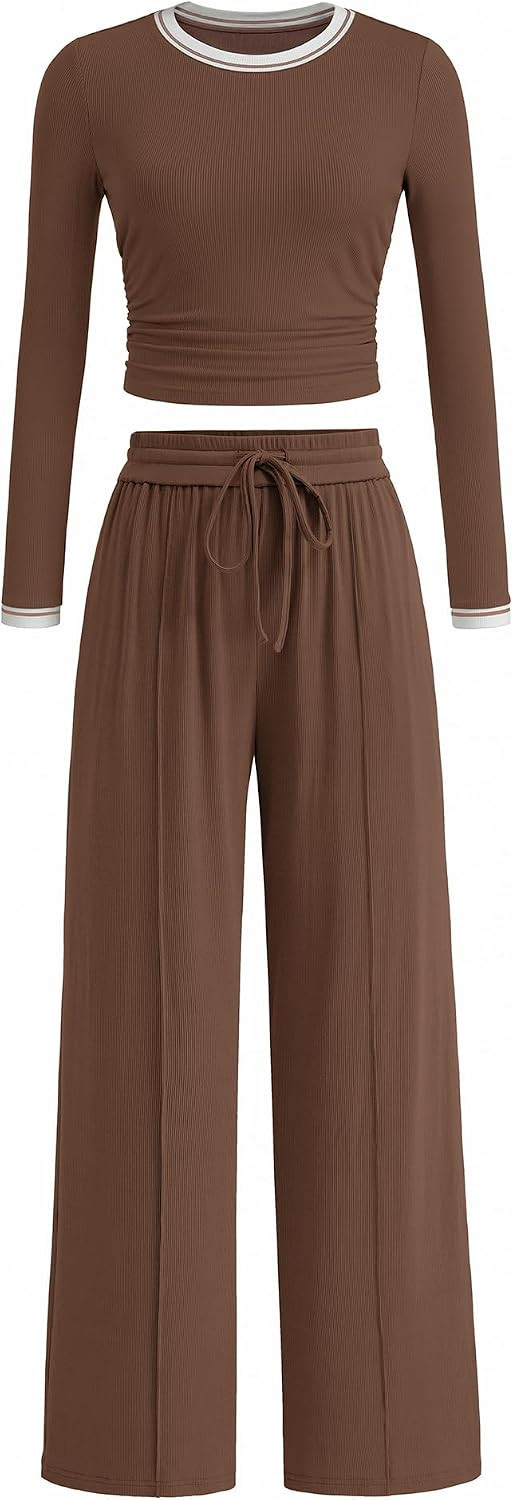 BTFBM Casual Ribbed 2 Piece Sets For Women Fall 2026 | Amazon (US)