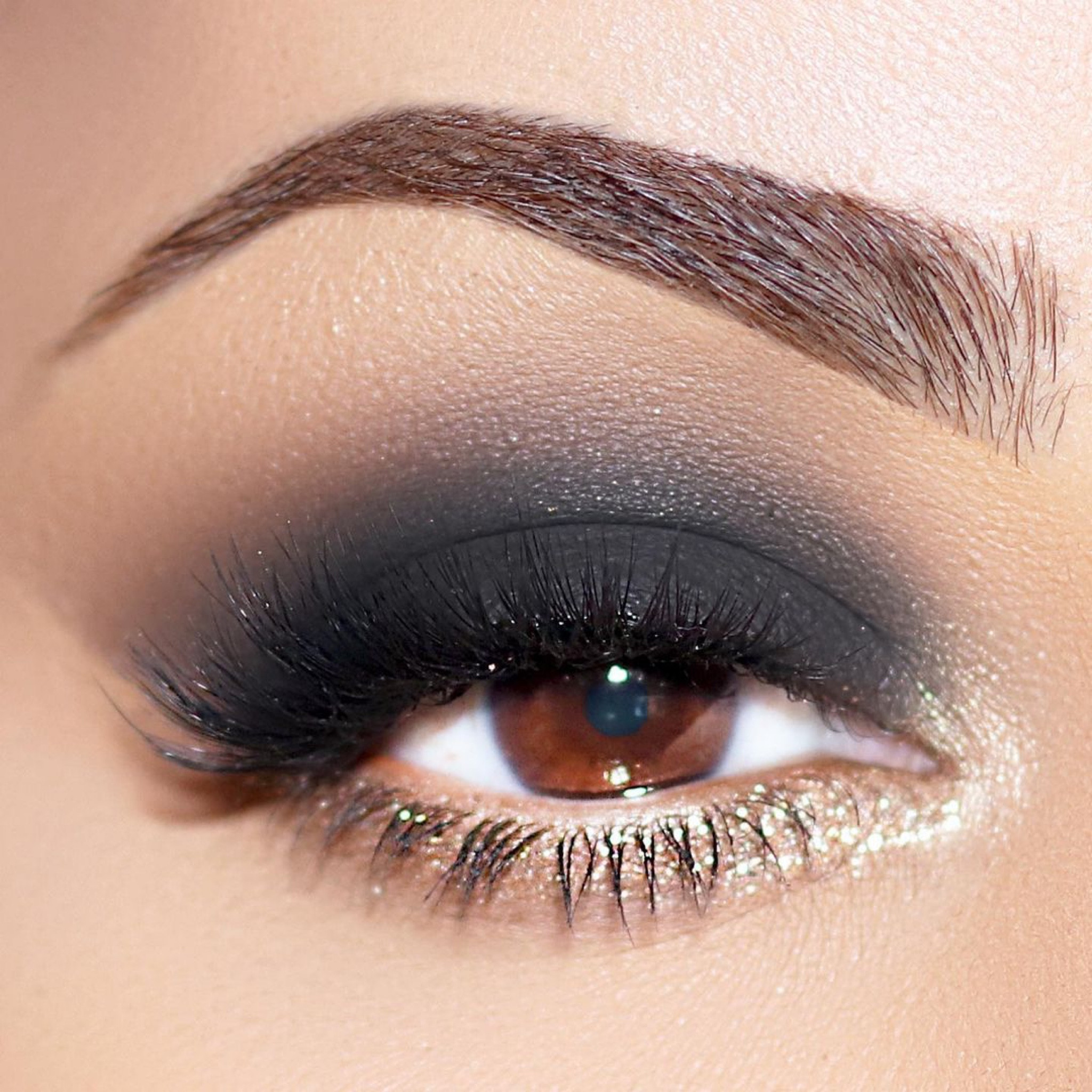 Tru this absolutely stunning glam Smokey eye with glitter!

#LTKbeauty #LTKSeasonal #LTKfindsunder100
