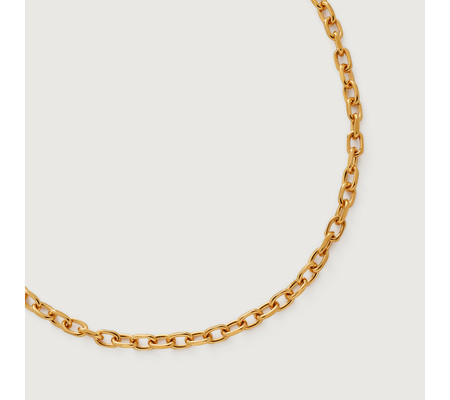 Alta Capture Mini Link Necklace Adjustable 48cm/19' | Monica Vinader (Global)