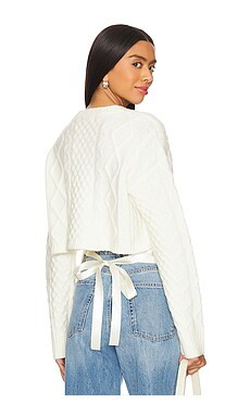 Steve Madden Kessie Sweater in Whisper White from Revolve.com | Revolve Clothing (Global)