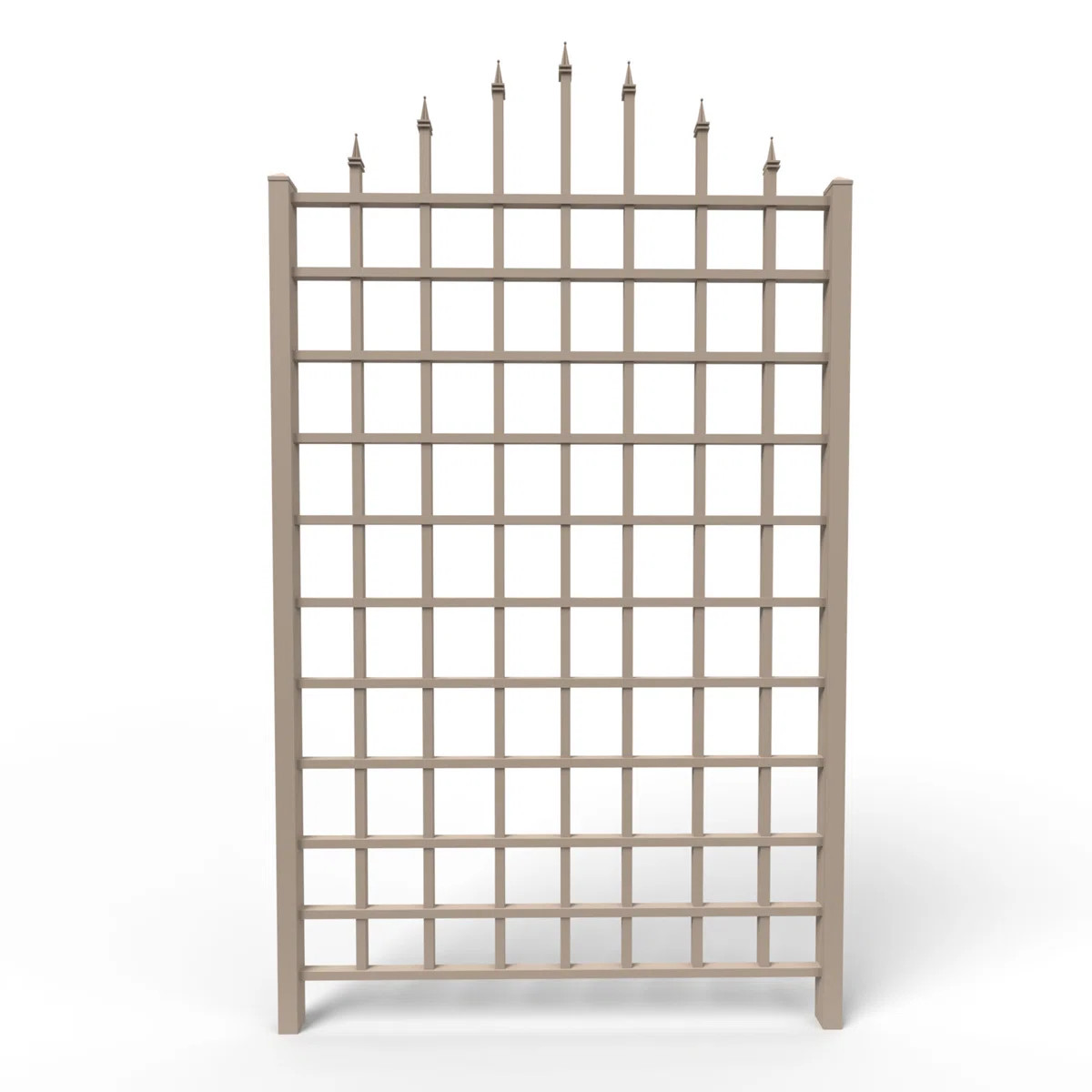 Antonel 95" H x 57" W Polyvinyl Chloride (PVC) Lattice Panel Trellis | Wayfair North America