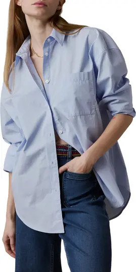 Faherty Coastal Relaxed Organic Cotton Button-Up Shirt | Nordstrom | Nordstrom