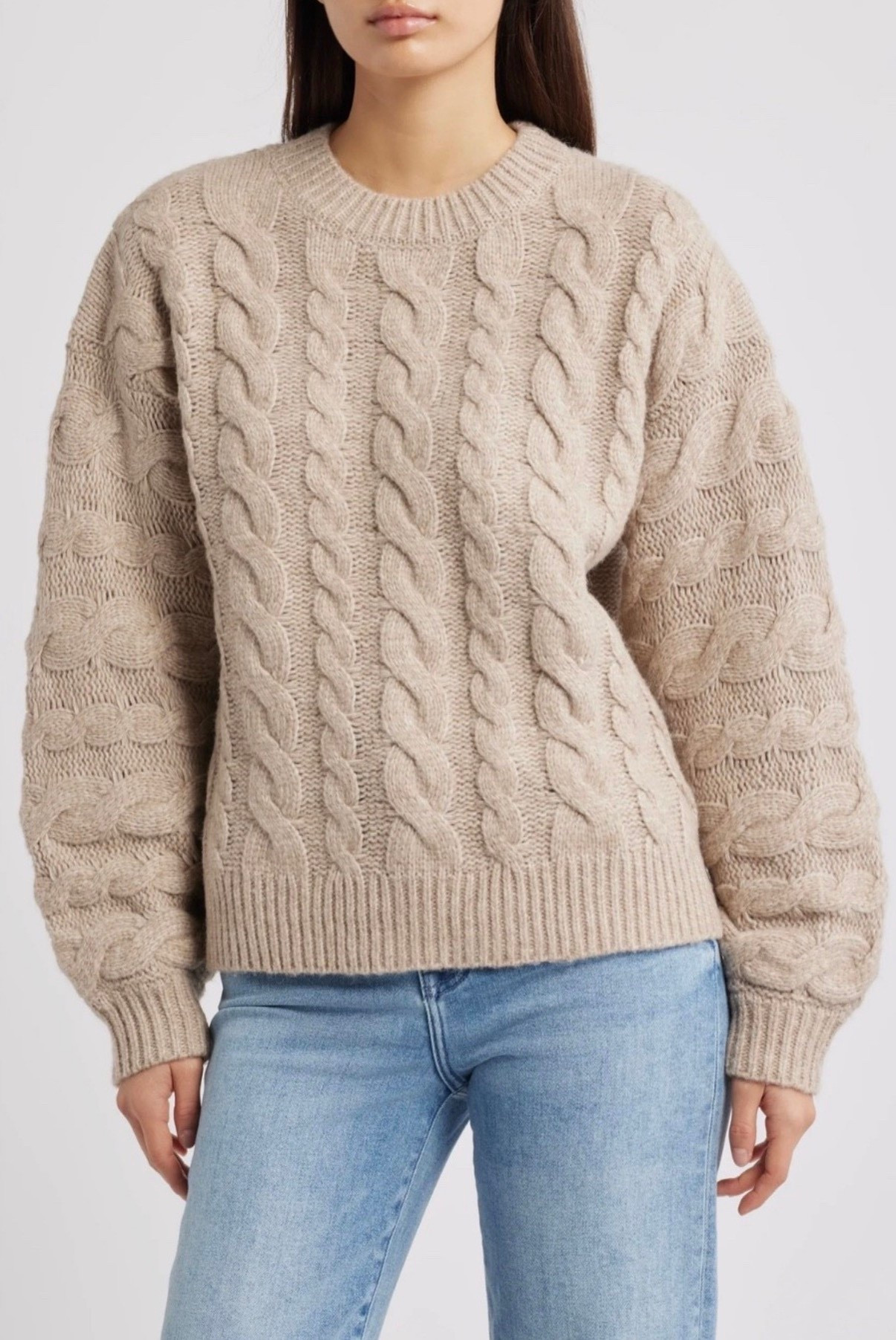 Cable knit sweater 
Sweater


#LTKFindsUnder100 #LTKStyleTip