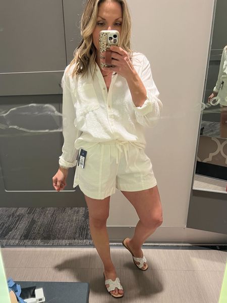 Loving this linen outfits from Target! Perfect for our cruise and Hawaii! Lightweight, so comfortable and comes in lots of colors! True to size and I love the oversized feel and look!

#LTKover40 #LTKtravel #LTKstyletip