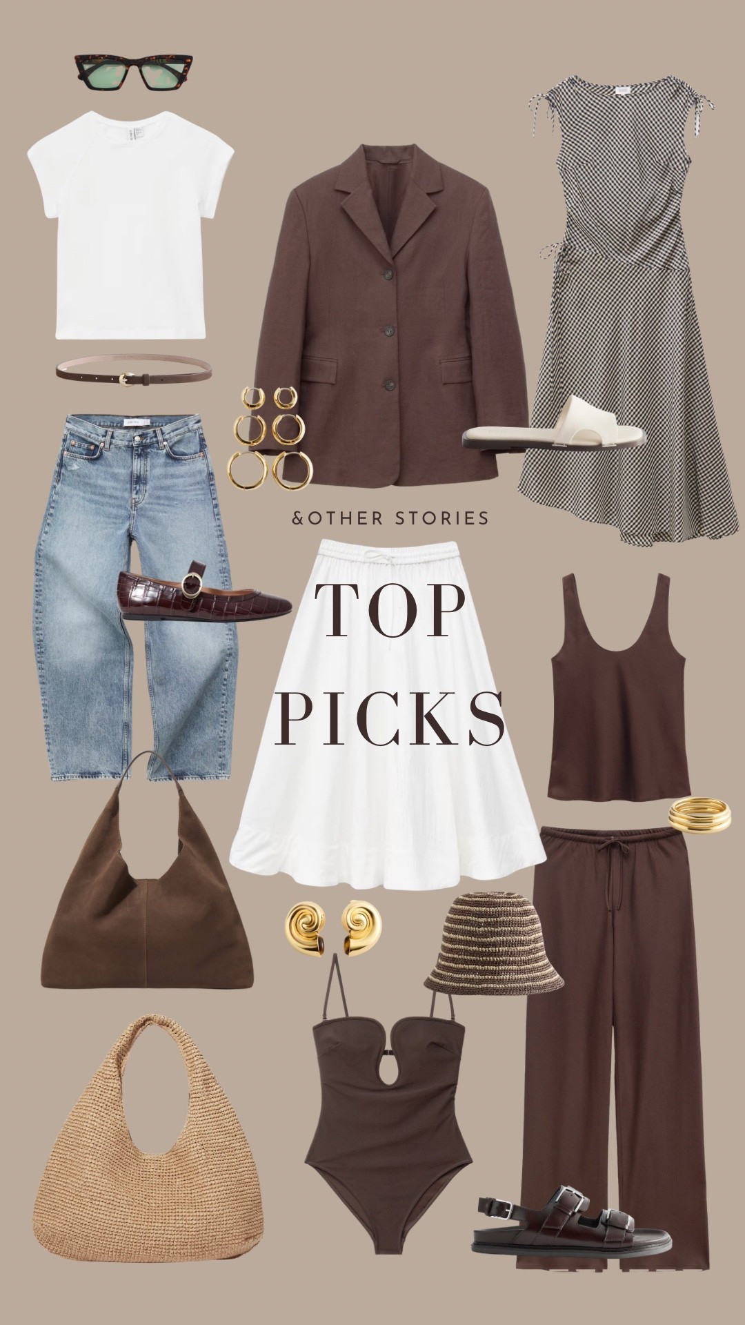 20% off &Other Stories with my code KATIE20 🤎

White skirt, linen blazer, baby tee, baggy jeans, satin trousers, gingham dress, suede bag

#LTKsummer #LTKuk #LTKstyletip