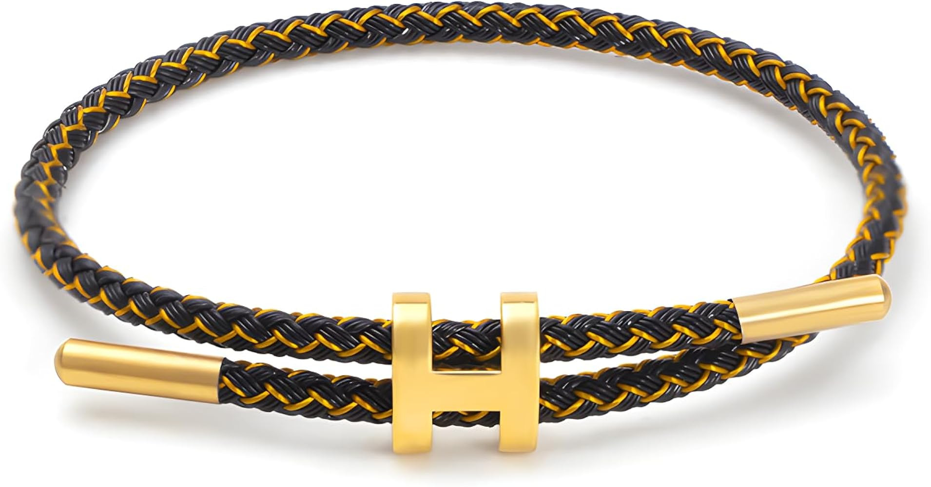 Bracelet with Adjustable Design Polished H Shape Buckle, Bracelets for Women, 18k Gold-plated Buc... | Amazon (CA)