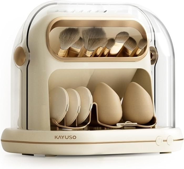 KAYUSO Electric Makeup Brush Dryer Machine, 3 in 1 Automatic Makeup Brush Dryer and Storage with ... | Amazon (US)