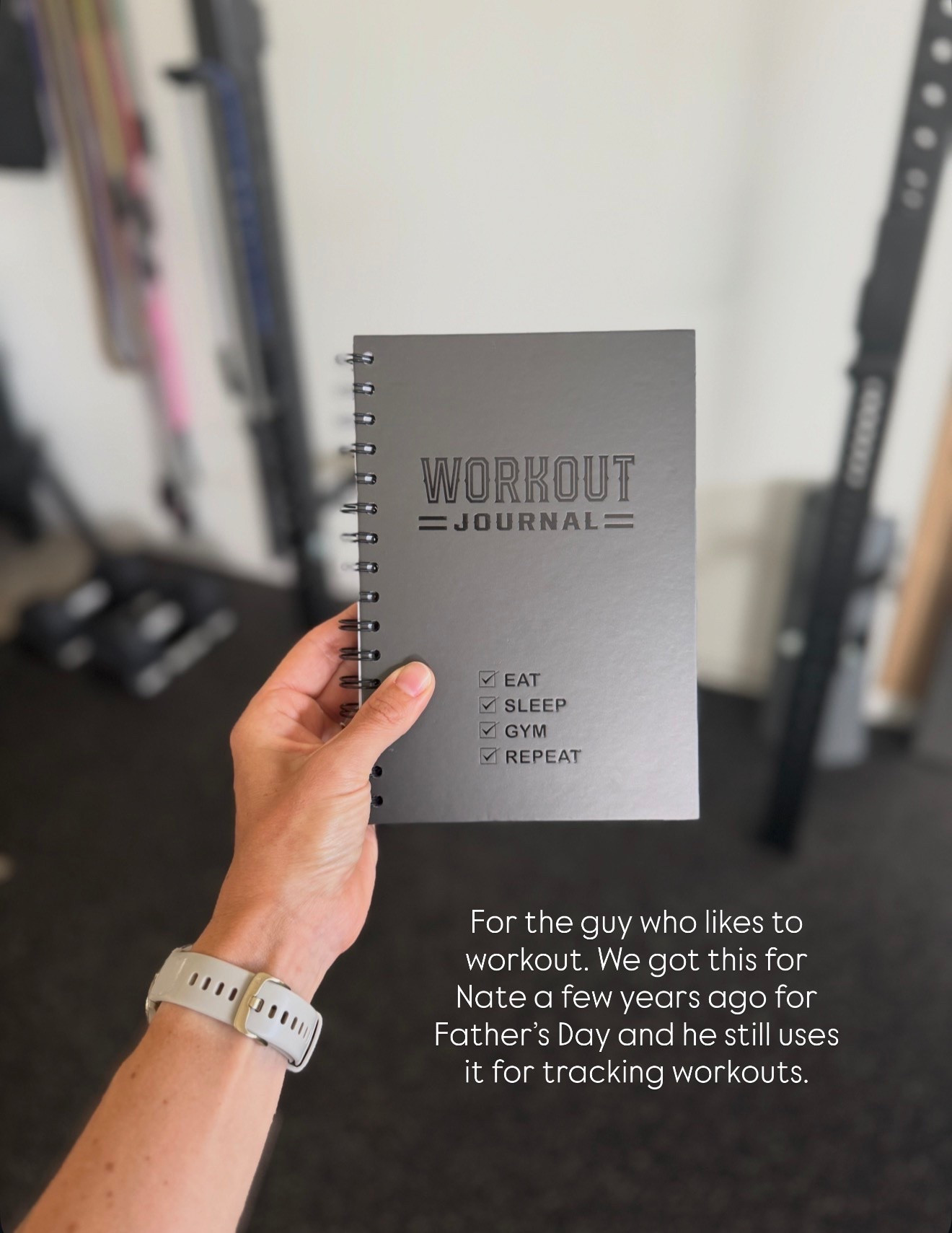Workout journal for dad! Nate loves this and uses it to track his workouts.

#LTKActive #LTKMens
