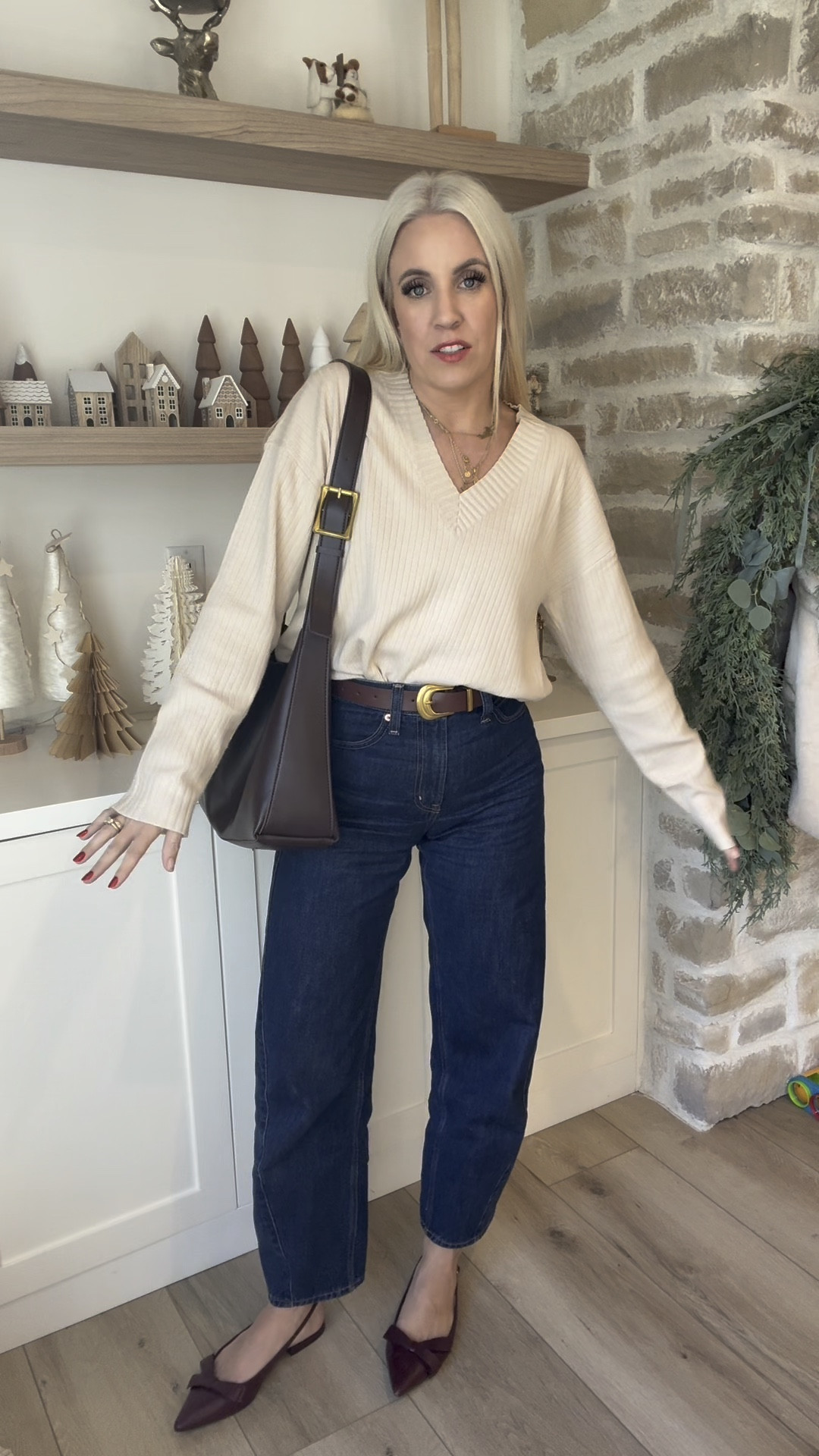 My top today is from Amazon! I did a size large and it fits great! Definitely oversized so I could have done a medium but I’m happy with this size! I paired it with my gap barrel jeans! 

#LTKFindsUnder50 #LTKFindsUnder100 #LTKStyleTip