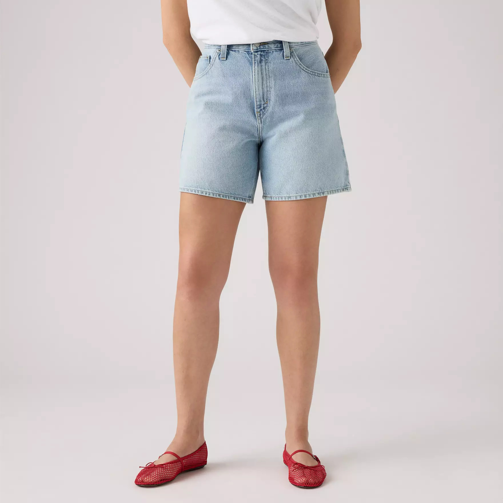 High Rise Baggy Women's Shorts - Medium Wash | Levi's® US | Levi's US