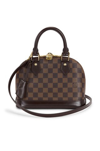 Louis Vuitton Damier Ebene Alma BB Handbag in Brown | FWRD 
