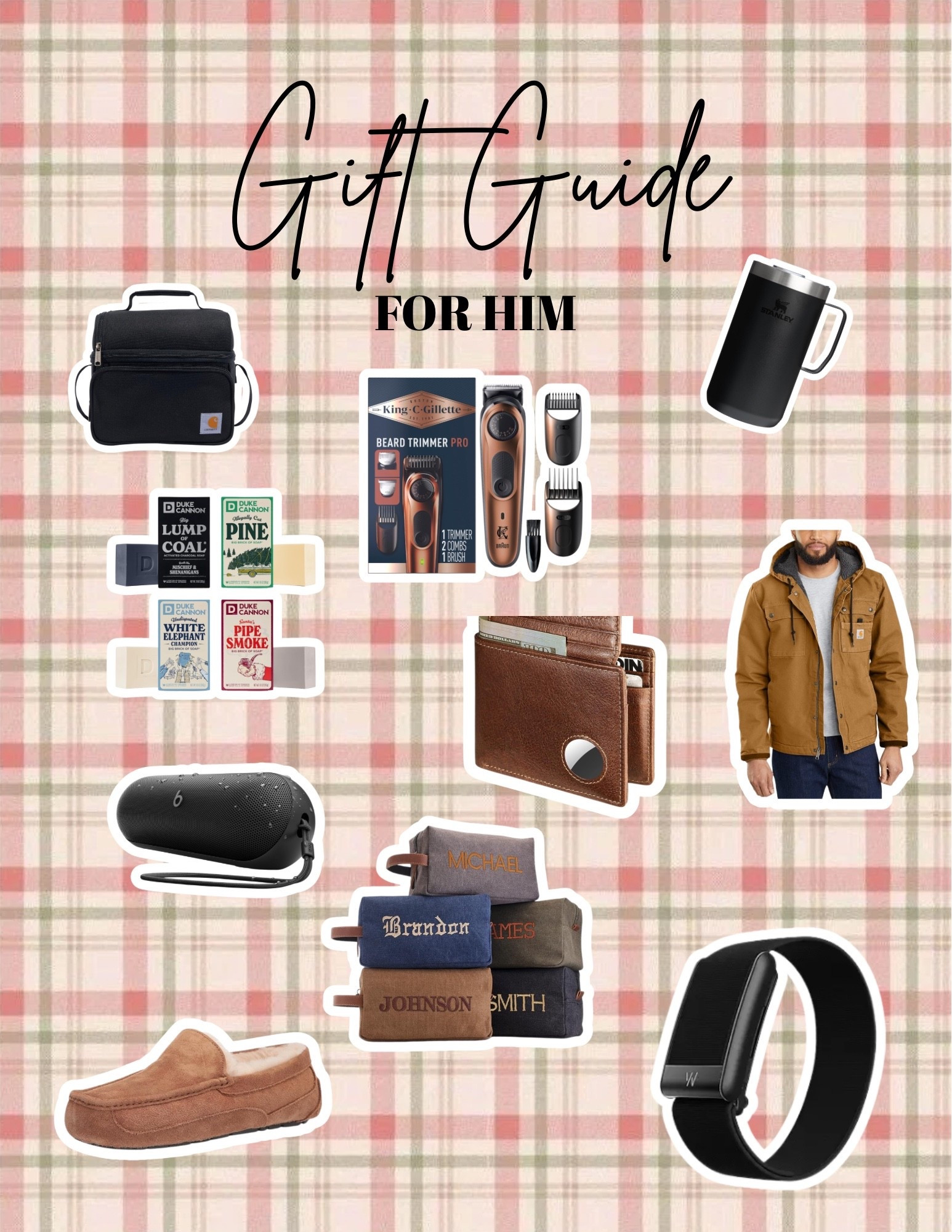 The ultimate Gift Guide for Him is HERE! 🎁 From a rugged Carhartt jacket and lunch bag to the King C. Gillette trimmer, a cozy pair of slippers, and the must-have WHOOP strap—I've rounded up the best gifts he actually wants. Tap to shop these finds!
Hashtags: #GiftGuideForHim #GiftsForMen #MensStyle #HolidayGifts #Carhartt #WHOOP #DukeCannon #ShopLTK

#LTKHoliday #LTKGiftGuide #LTKCyberWeek