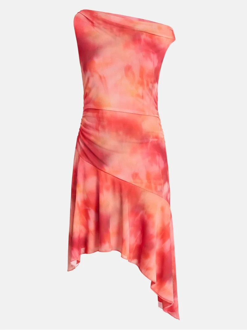 Madden NYC Women\u2019s Asymmetrical Midi Dress, Sizes XXS-XXL - Walmart.com | Walmart (US)