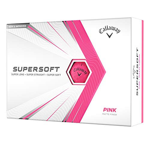 Callaway Golf Supersoft Golf Balls (2021 Version, Pink) | Amazon (US)