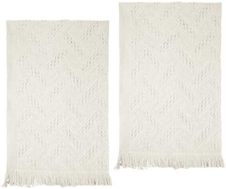 Bathroom Hand Towels Set of 2, Soft Cotton Hand Towels for Bathroom, 29 X 13 inch Cute Decorative... | Amazon (US)