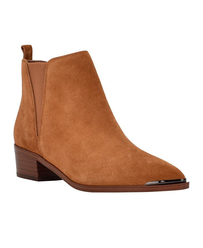 Marc Fisher Women's Mady Chelsea Booties & Reviews - Booties - Shoes - Macy's | Macys (US)