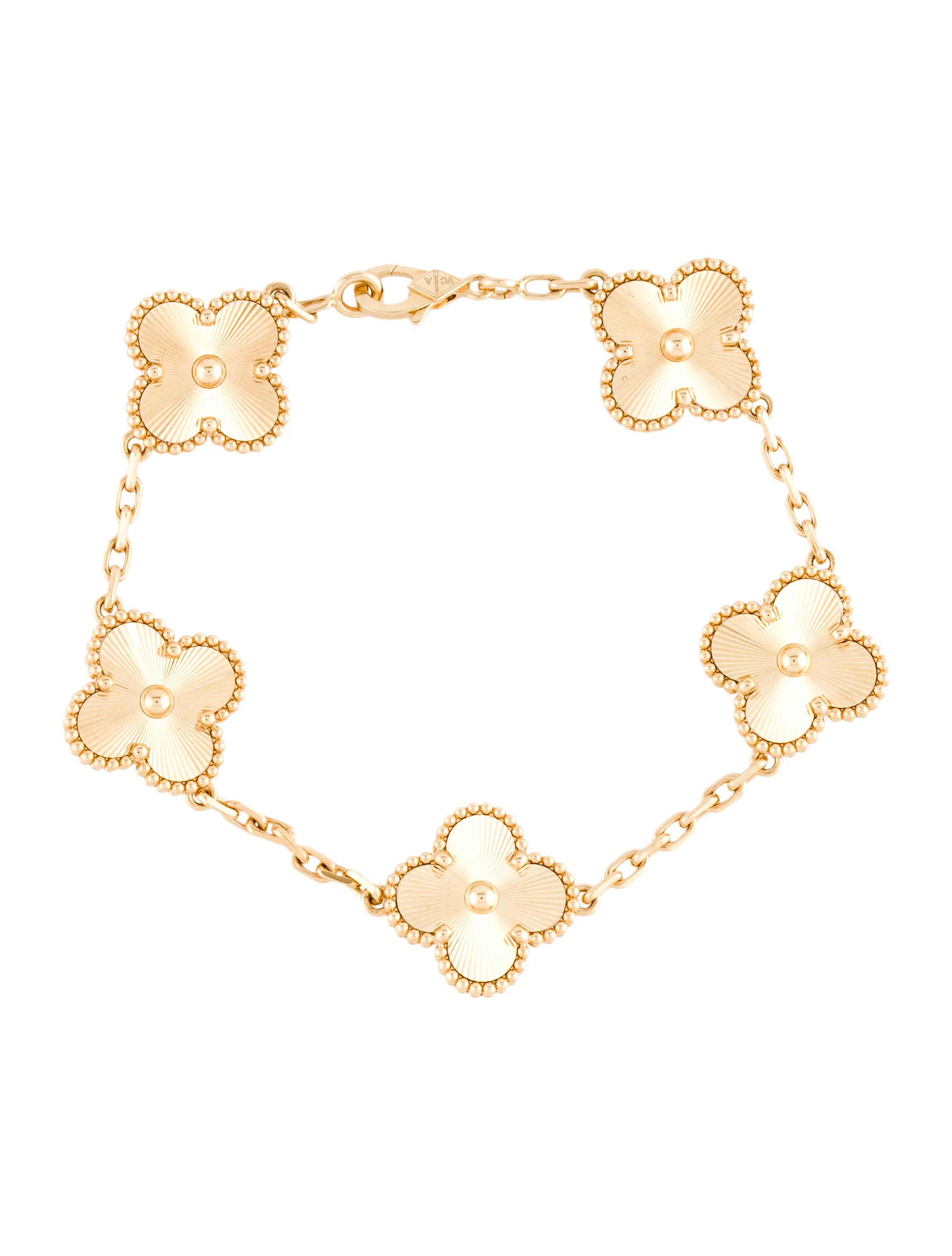 Vintage 5 Motifs Alhambra Bracelet | The RealReal