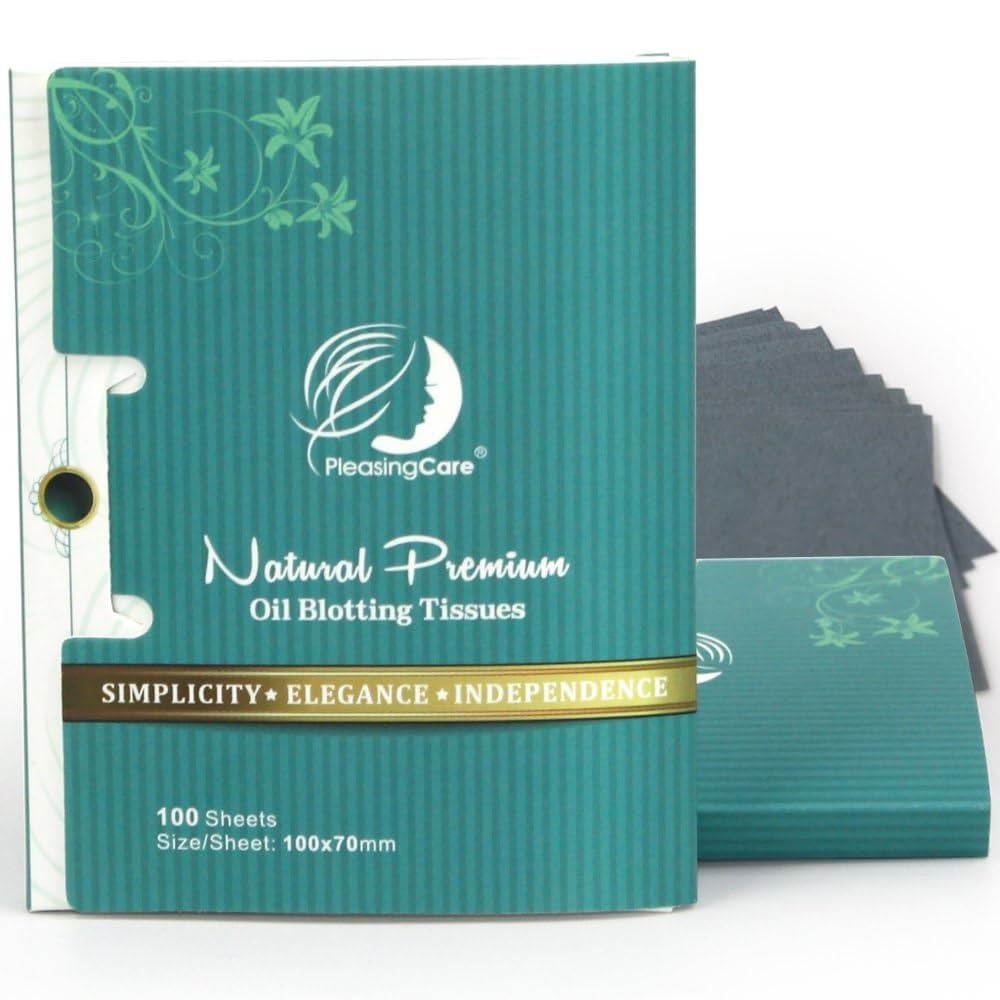 Premium Facial Oil Blotting Paper, 200 Counts - Natural Bamboo Charcoal Face Blotting Sheets, Eas... | Amazon (US)