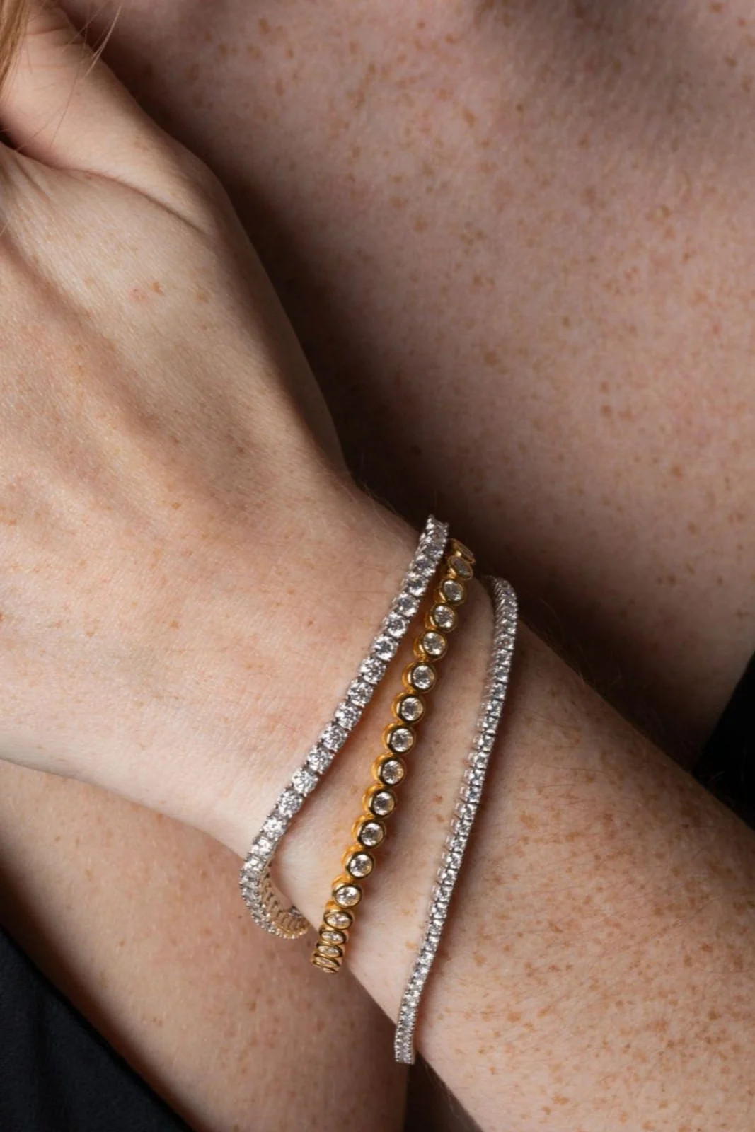 Mae 3mm Round Tennis Bracelet | Modatrova