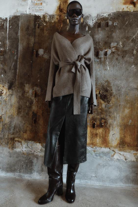 BELTED CARDIGAN | Zara US