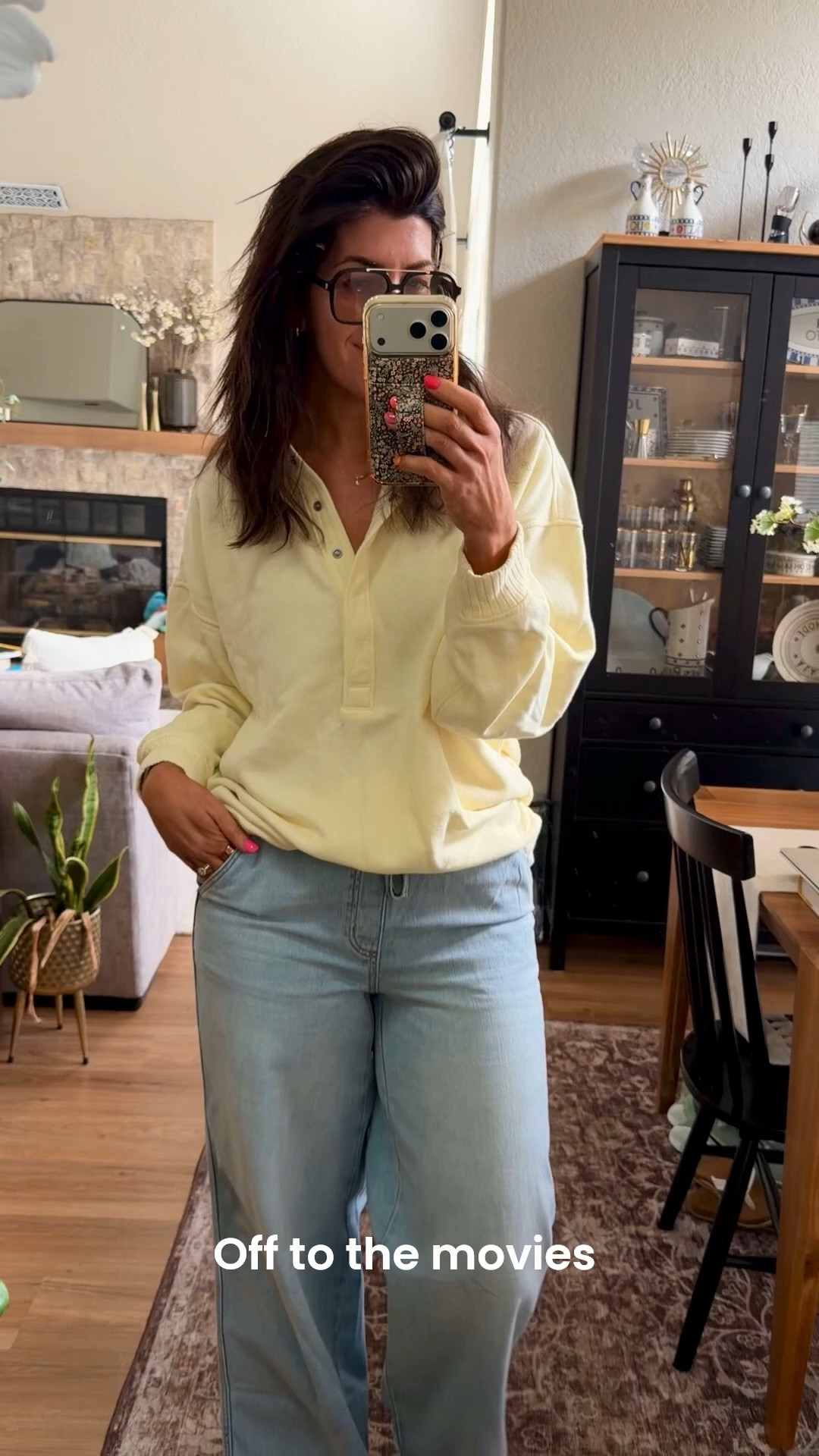 Movie outfit!
Oversized sweatshirt-medium
Pull on jeans-medium tall 
Shoes-27

#LTKxAerie #LTKSaleAlert #LTKMidsize