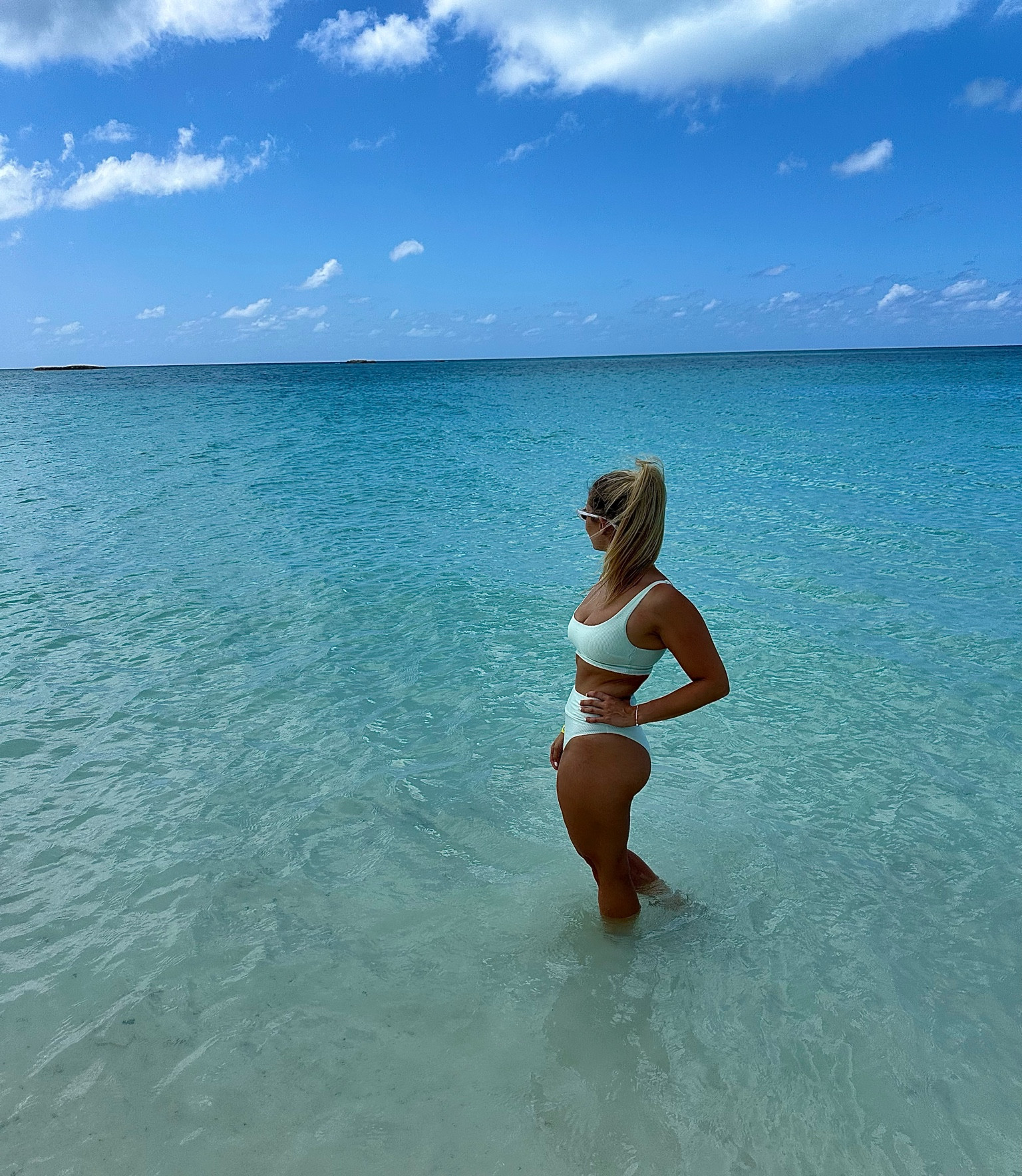 Bimini Blue is my new favorite color. Bikini is last season from Aerie, but linking some comparable sets. 
Most comparable from amazon🏝️
Affordable from Aerie 🫶🏼

#LTKSwim #LTKTravel #LTKSaleAlert