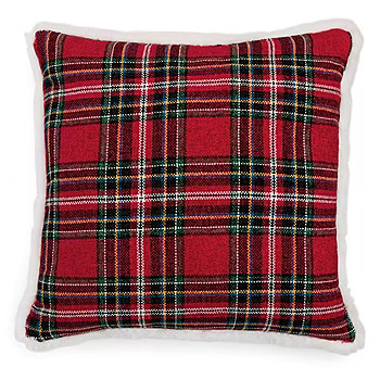 North Pole Trading Co. Chenille Plaid 22x22 Throw Pillow - JCPenney | JCPenney