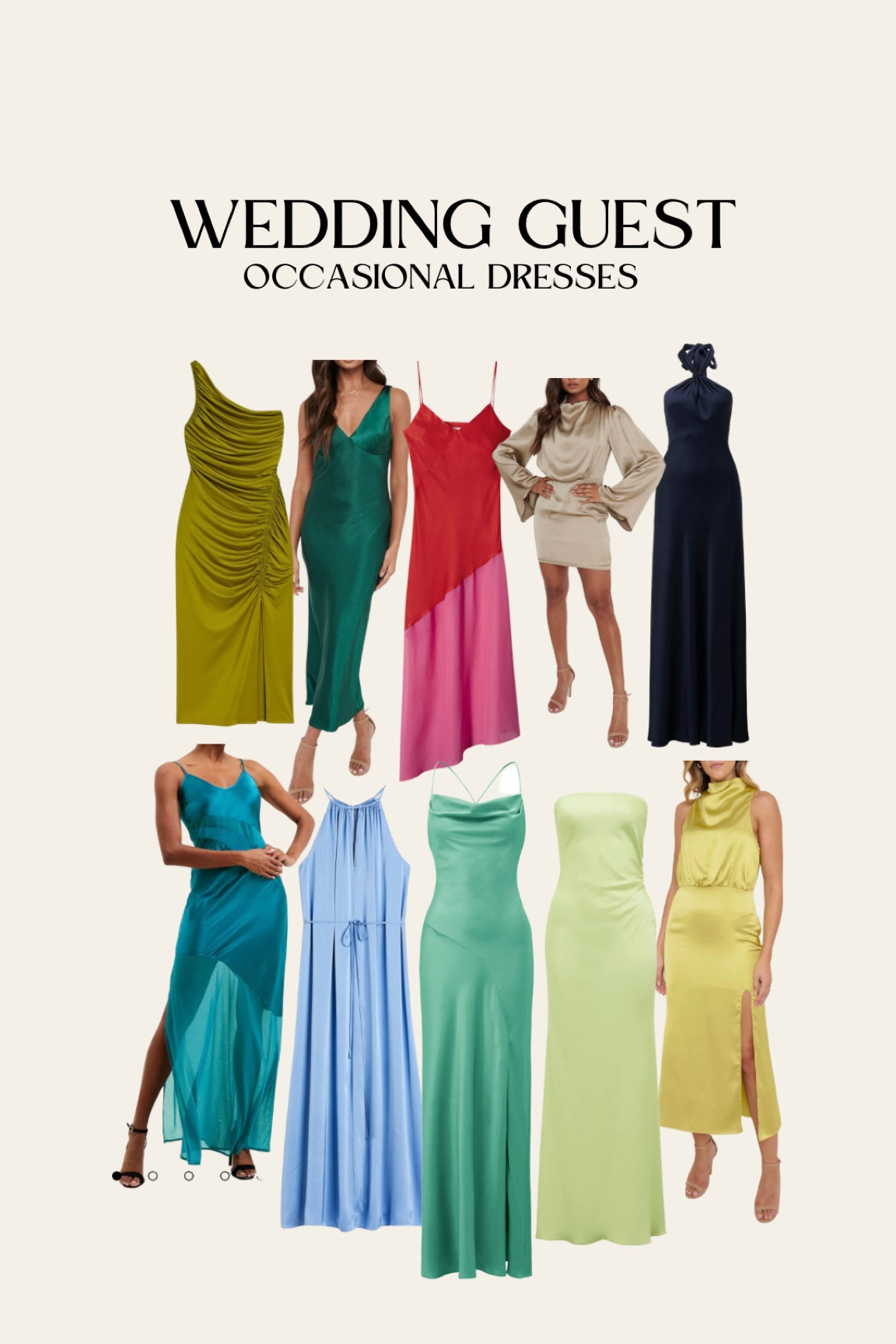 Wedding guest dress/ Occasional dress 

A mix of all my favourite summer dresses for wedding season. I love a pop of colour when it comes to a wedding