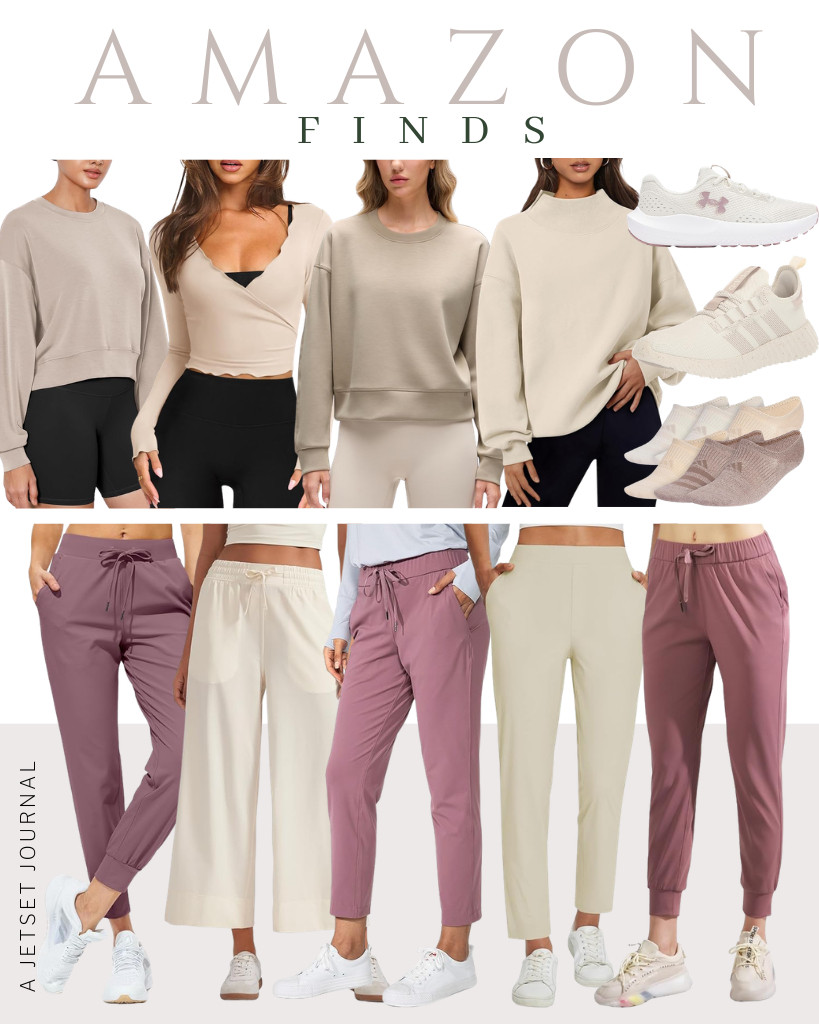 Sharing these Amazon Athleisure Finds that people are grabbing this week! AJISAI’s jogger pants and CRZ YOGA’s pullover sweatshirt are in this collection. There are also trendy pants from baleaf and G Gradual! These comfy sneakers from Under Armour pair perfectly with any of these outfits.

#LTKSeasonal #LTKSaleAlert #LTKTravel
 

 