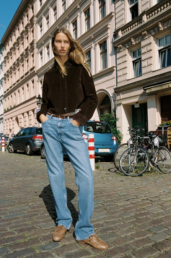 100% LEATHER SHORT JACKET | Zara UK