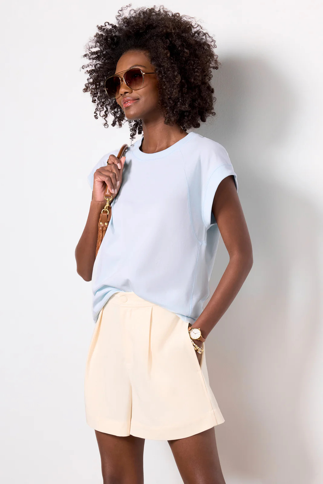 Nora Muscle Tee | Evereve