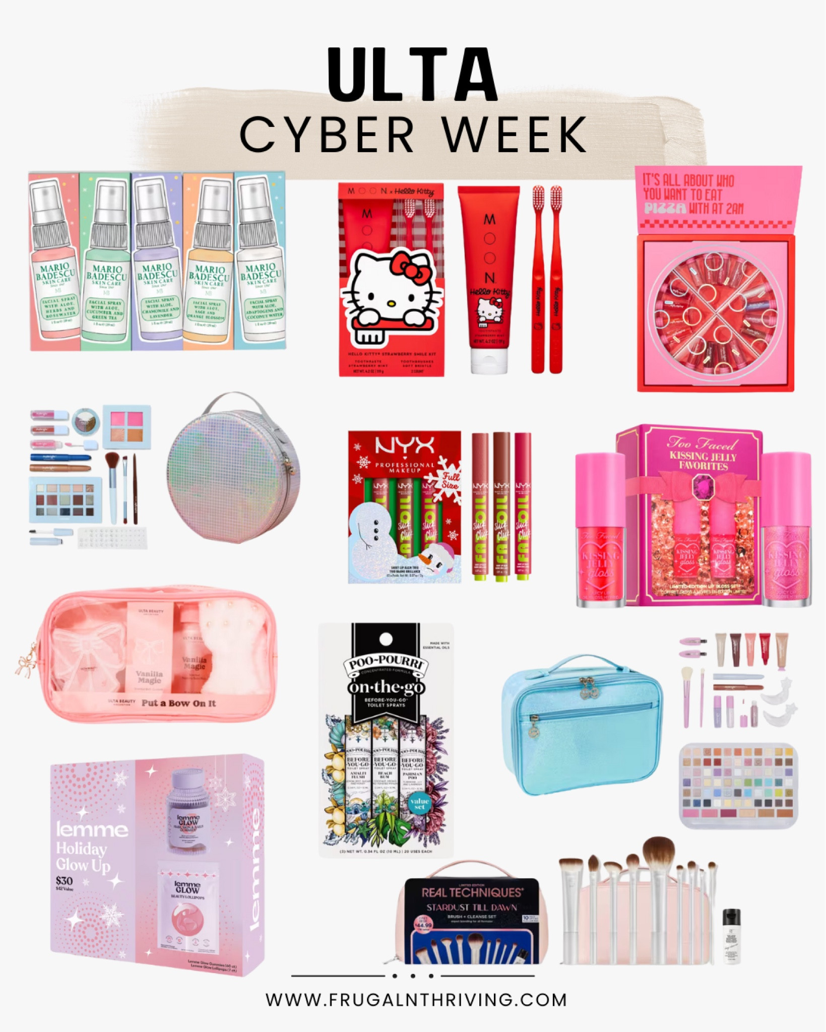 🎁✨ Ulta’s Black Friday Sale is HERE! ✨🎁

Score BIG on must-have gift sets for everyone on your list (or treat yourself)! From skincare to makeup, there's something for everyone! Shop the deals before they’re gone! 🛍️  

#UltaBlackFriday #HolidayGifts #BeautyDeals #GiftSets #BlackFridaySavings

#LTKGiftGuide #LTKBeauty #LTKCyberWeek