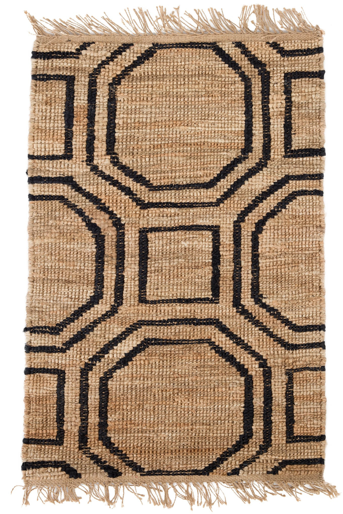 Hexile Hand Knotted Jute Rug | Neutral | Annie Selke