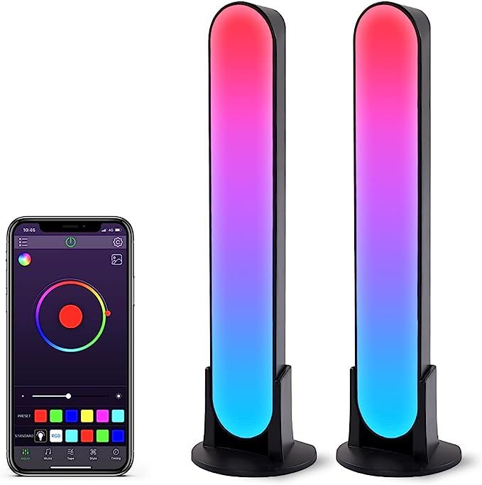ZUUKOO LIGHT Smart LED Light Bar, RGB Smart LED Lamp with 19 Dynamic Modes and Music Sync Modes, ... | Amazon (US)